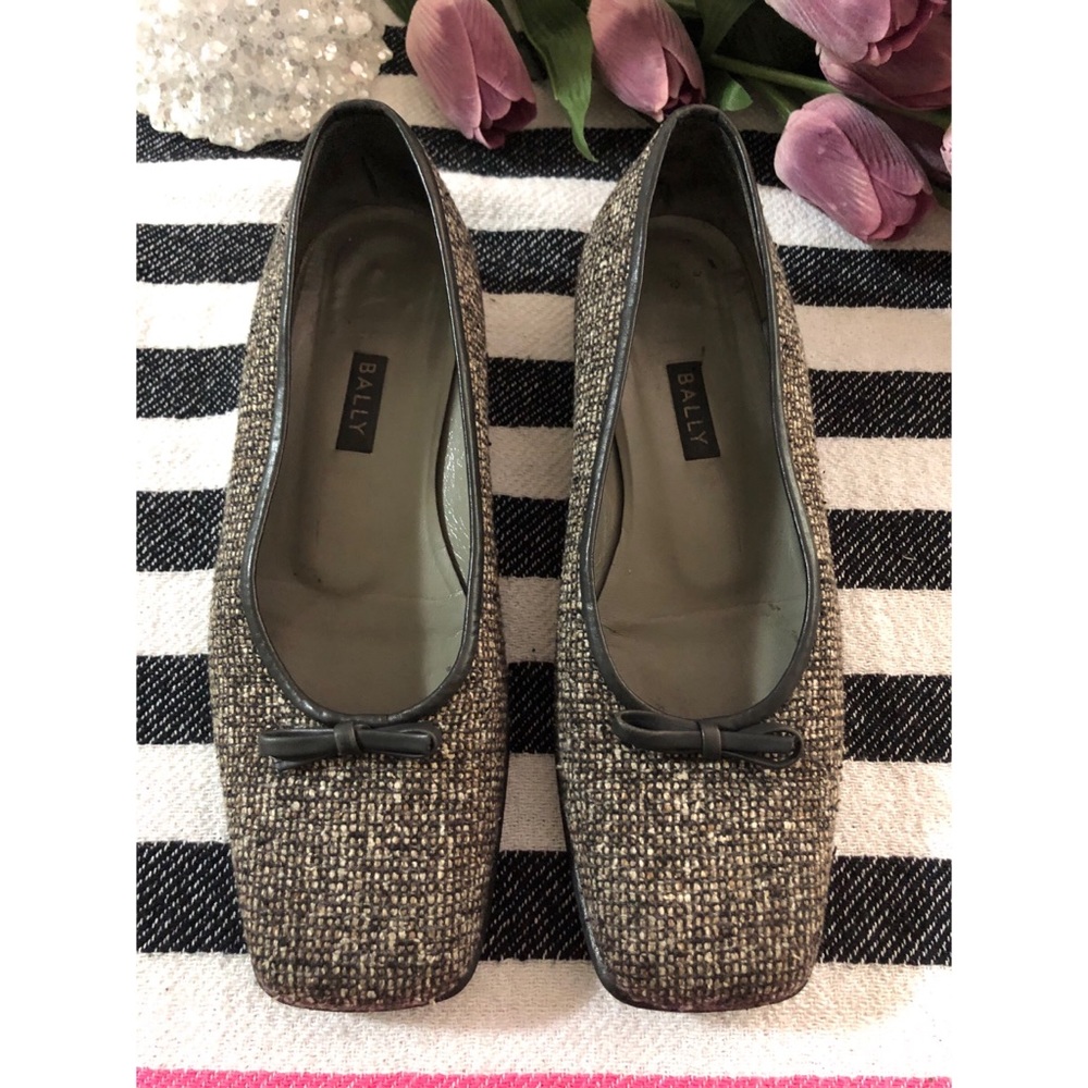 Bally Tweed Shoes